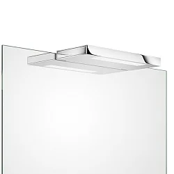 Luminaria de espejo SLIM 1-24 N LED IP44, níquel satinado 