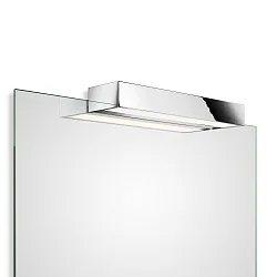 Luminaria de espejo BOX 1-40 N LED IP44, cromo regulable
