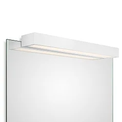 Luminaria de espejo BOX 1-60 N LED IP 44, blanco mate regulable