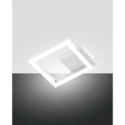 Luminaria de pared y techo BARD IP20, satinado, blanco regulable
