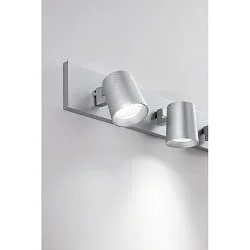 spotlight bar MODO 4 flames, adjustable GU10 IP20, brushed aluminium dimmable