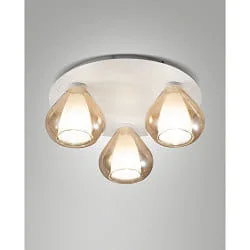 ceiling luminaire LILA 3 flames E14 IP20, dimmable