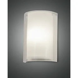 wall luminaire MARIBEL E27 IP20, transparent, white 