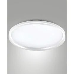 ceiling luminaire ISY Ø 55CM CCT Switch, with decorative ring, with spacer IP20, white dimmable