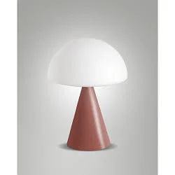 Luminaria de mesa BLIP CCT Switch, con enchufe IP20, rojo ladrillo regulable
