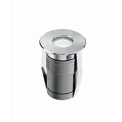 floor recessed luminaire WILLY 2 / Ø 700MM round, passable, switchable IP67, stainless steel 