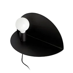 wall luminaire NIT E27 IP20, black matt