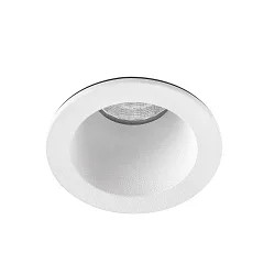 Luminaria empotrable para techos FOX LED IP20, blanco mate