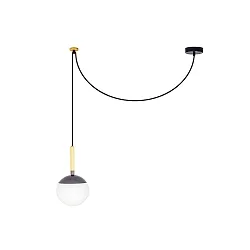 pendant luminaire MINE E27 IP20, dark grey 
