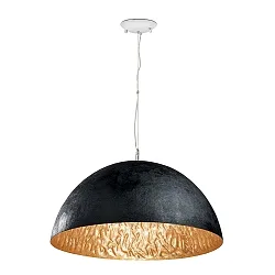 Luminaria colgante MAGMA E27 IP20, dorado, negro 