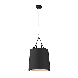 Luminaria colgante TREE E27 IP20, negro mate 