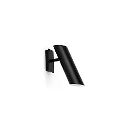 Luminaria de pared LINK GU10 IP20, negro mate 
