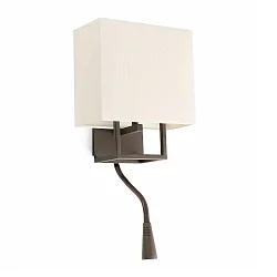 Luminaria de pared VESPER E14 IP20, beige 