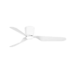 Ventilador de techo PEMBA L con mando a distancia IP20, blanco brillante