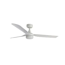 Ventilador de techo PUNT M con mando a distancia IP20, blanco mate