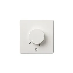 radio wall switch with output for radio control signal (RF), white matt