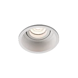 Luminaria empotrable para techos HYDE R GU10 IP20, blanco mate 