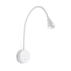 Luminaria de pared BEL LED IP20, blanco mate 