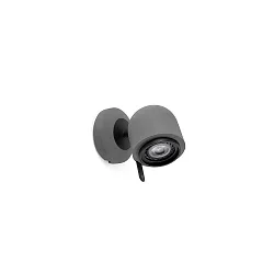 Luminaria de pared STONE GU10 IP20, gris 