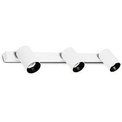 Luminaria de pared y techo STAN de 3 llamas GU10 IP20, blanco mate 