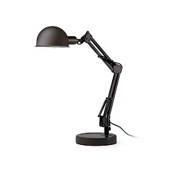 Luminaria de mesa BAOBAB inclinable E14 IP20, negro mate 