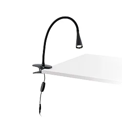 Luminaria de mesa LENA LED IP20, negro mate 