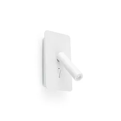 Luminaria de pared SUAU LED IP20, blanco mate 