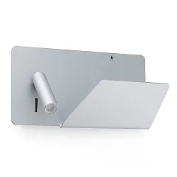 Luminaria de pared SUAU LED IP20, gris 