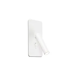 Luminaria de pared SUAU LED IP20, blanco mate 