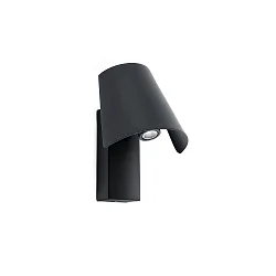 Luminaria de pared LE LED IP20, negro mate 