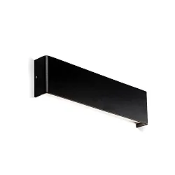 Luminaria de pared NASH LED IP20, negro mate 