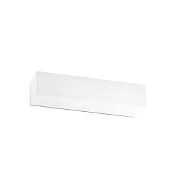 Luminaria de pared EACO de 2 llamas G9 IP20, blanco mate 