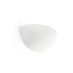 Luminaria de pared SNOW E14 IP20, blanco mate 