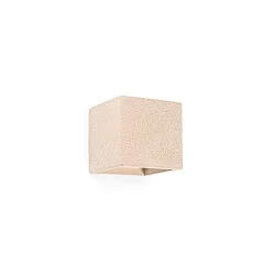 Luminaria de pared KAMEN G9 IP20, beige 