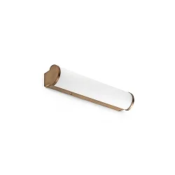 Luminaria de pared DANUBIO LED IP44, color bronce 