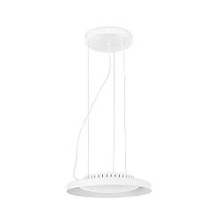 Luminaria colgante DOLME LED IP20, blanco mate 