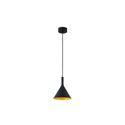 Luminaria colgante PAM LED IP20, negro 