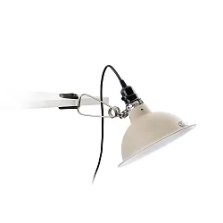 Luminaria de apriete PEPPER E27 IP20, beige 