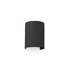 Luminaria de pared COTTON semicircular E27 IP20, blanco mate 