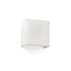 wall luminaire COTTON square E27 IP20, white matt 