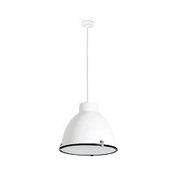 Luminaria colgante CHARLOTTE E27 IP20, blanco mate 