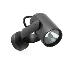 Luminaria de pared para exteriores SLOT LED IP65, negro 