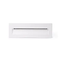 Luminaria de pared empotrable NAT abajo, angular, conmutable IP65, blanco mate 