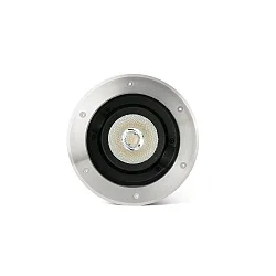 floor recessed luminaire GEISER 260 / 38° round, adjustable, passable IP67