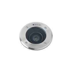 floor recessed luminaire GEISER 180 / 10° round, adjustable, passable IP67