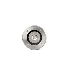 Luminaria empotrable en suelo GEISER 180 / 38° redondo, ajustable, pasable IP67, acero inoxidable, satinado 