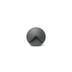 Luminaria de pared para exteriores UVE LED IP44, plomo oscuro 