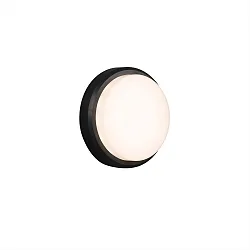 Luminaria de pared para exteriores TOM LED IP65, plomo oscuro 