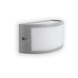 Luminaria de pared NEGUS E27 IP54, gris 