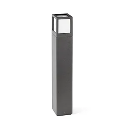 Luminaria para balizas ONZE E27 IP54, plomo oscuro 